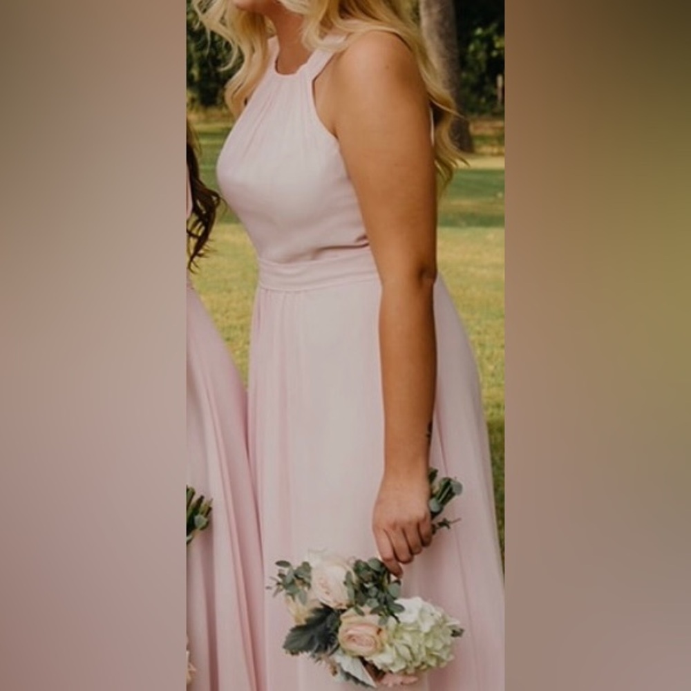 Pink Azazie Bridesmaid dress, size 10